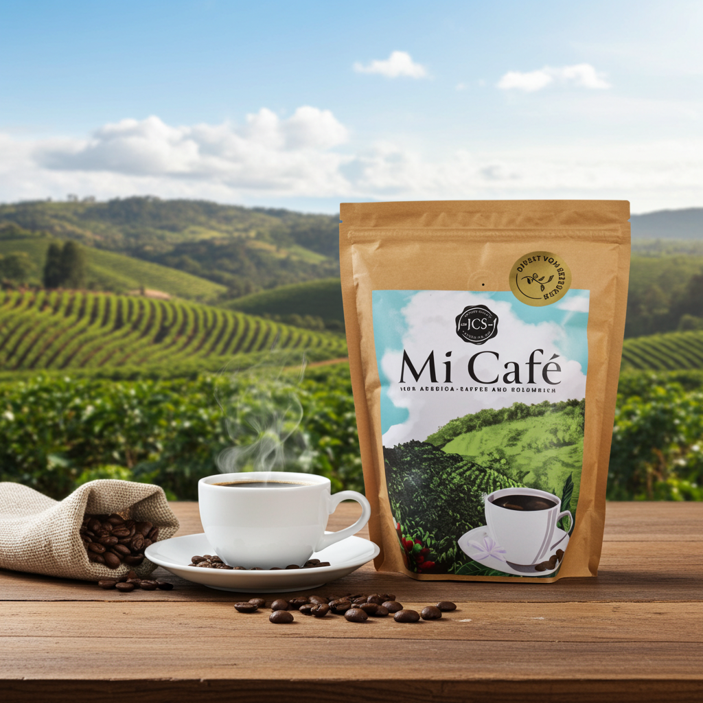 Mi Café - kolumbianischer Kaffee ganze Bohne (500g)