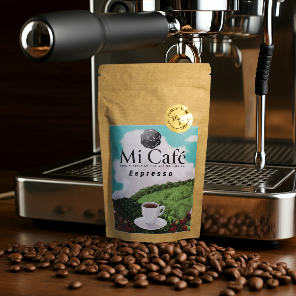 Mi Café - Espresso - ganze Bohne 250g kolumbianischer Kaffee